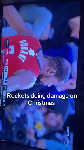 Houston Rockets vs. Los Angeles Lakers – NBA Christmas Day Game Update Yes, the Houston Rockets are indeed doing damage to the Lakers in this Christmas Day clash! Current Status (as of latest live updates): • Halftime/early third quarter reports show Houston pulling ahead decisively. • Score around Lakers 53 – Rockets 63 at one point, with the Rockets extending their lead via strong runs (e.g., a 10-3 spurt to start the third quarter). • Early in the game, Houston jumped out to an 18-8 lead, for
