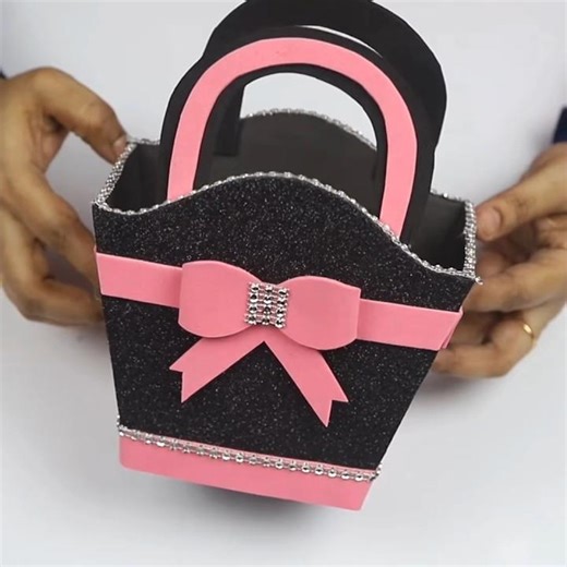 Beautiful DIY Waste Cardboard Basket Idea 🔥🧺💕 #diy #basket #handmade