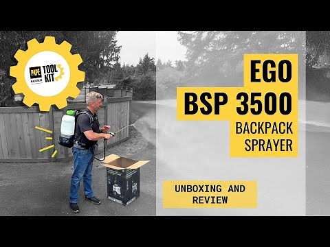 EGO Power+ 4 Gallon Backpack Sprayer unboxing and review