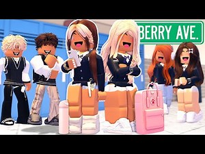 MY BULLY TALKED TO MY CRUSH... MIDDLE SCHOOL DRAMA! *VOICED* BERRY AVENUE