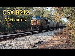 CSX Florida Railroading: Watching Train B212 Pass in Bryceville, FL