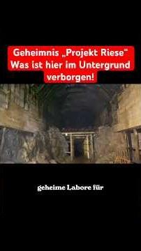 Project Riese: Secret Laboratories and Flying Saucers #ww2 #lost #myth