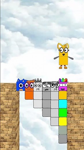 Colourful Bridge Challenge Numberblocks