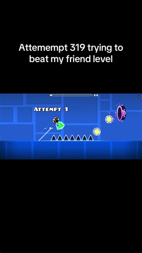 Attempt 319: Overcoming Geometry Dash Challenges