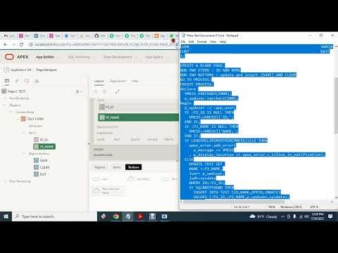 Oracle Apex | Create Manual Form | TrainerBD |