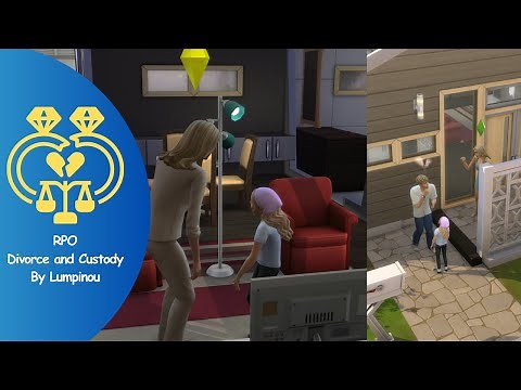 A More Realistic Way to Divorce Sims and The Ability to Have Custody of Children (RPO Mod Review)