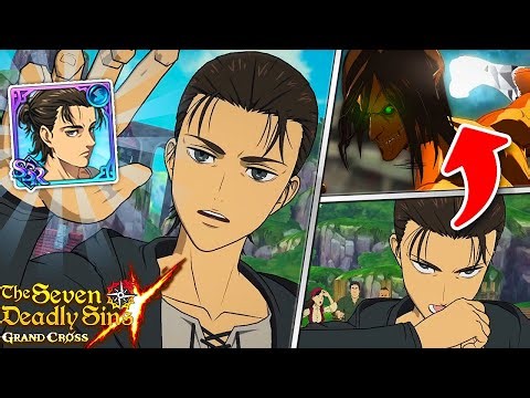 NEW EREN SHOWCASE! ATTACK ON TITAN 2023 in Seven Deadly Sins: Grand Cross
