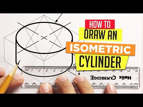 How to Draw an Isometric Cylinder