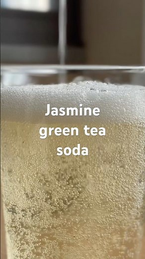 ジャスミンティーソーダ jasmine green tea soda #簡単レシピ #easyrecipe