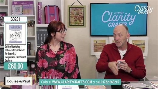 New Year, New Craft! Looking to try something new for 2026? Why not give Parchment Craft a go - made super easy with the Deluxe Groovi Starter Kit - everything needed to get your parchment craft journey started. Clean, tidy, portable, achievable and stunning results. Join Louise & Paul as they show what is included in the Deluxe Groovi Starter Kit - perfect for all ages and abilities. Available on the Clarity website: https://claritycrafts.com/ | Clarity Crafts
