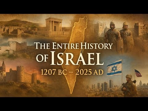 The Entire History of Israel (1207 BC – 2025 AD) | History Documentary Timeline