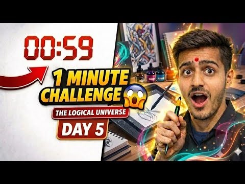 Day 5 Drawing Challenge 😳 Hardest Sketch So Far? 🔥 | Pencil Art Challenge