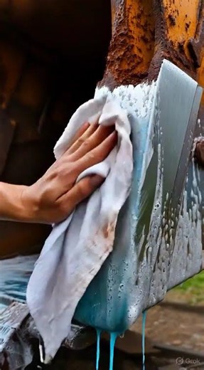 Rusted excavator bucket tooth