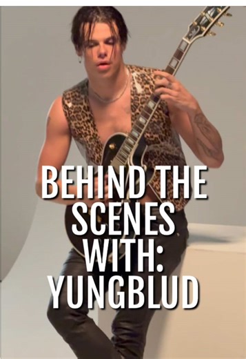 BTS with @yungblud for Hit Parader Magazine #yungblud #hitparader #newmusic #foryoupage #fyp