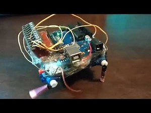 arduino 4 legs robot walking servos break a leg