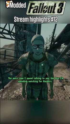 Getting outside the map in megaton #fallout3 #fallout #livestream #vaulttec #moddedFallout