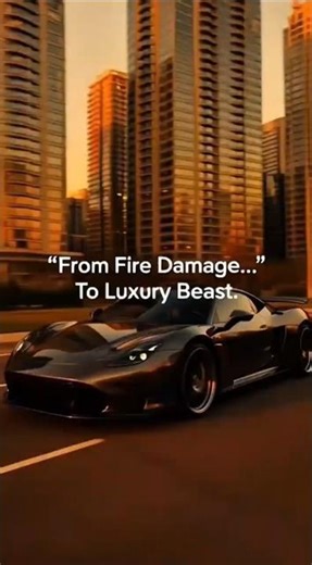 Burned Supercar Restoration – From Fire Damage to Luxury Beast!