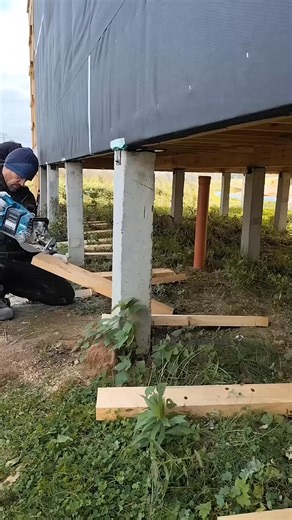 How to Make a Base Frame to Close The Basement Space | 10M Followers