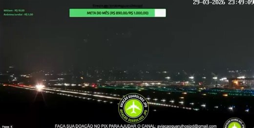 WATCH: A turbine of a Delta Airlines plane exploded during takeoff at São Paulo–Guarulhos International Airport on Sunday night, which the debris caused a fire at the airport, according to Brazilian media.After the explosion, the aircraft, en route from São Paulo to Atlanta, Georgia, returned to the departure airport for an emergency landing.There were no immediate reports of injuries in the incident.