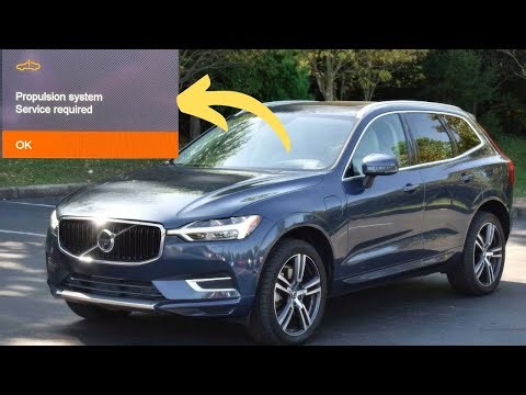 “Propulsion system service required” warning in Volvo cars