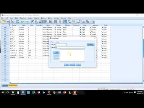 SPSS- How to get a Qualtrics Data file ready for Analyses
