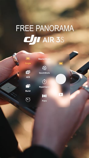 92K views · 1.2K reactions | Free Panorama tutorial of DJI Air 3S, Seamless and Detailed Both the primary camera and medium tele camera of DJI Air 3S offer Free panorama mode, letting you create seamless panoramic shots by stitching together multiple images with a manually selected subject or area. : IG/madt.studio #DJI #drone #panorama | DJI | Facebook