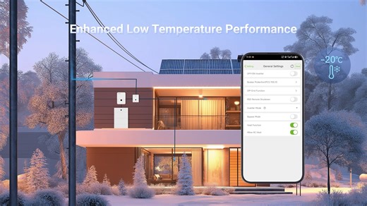 Growatt New Energy on Instagram: "Cold weather shouldn’t slow your energy down ❄️ The APX HV US Battery Low-Temperature Preheating Function is designed to keep residential energy storage performing reliably even in extreme winter conditions. With just a few taps in the Shiner App: 👉 Enable the Heat Function 👉 Optionally turn on Allow AC Heating The built-in heating film automatically activates in low temperatures, protecting the system down to -20°C and maintaining the battery cells at an opti