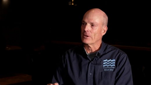 TV news story featuring veteran Steve Baskis in Green Bay yesterday evening. | Team River Runner Green Bay