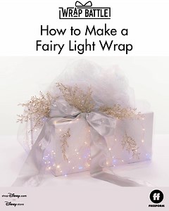 Impress your friends this season and wrap your favorite shopDisney Frozen gifts in this magical fairy light gift wrapping. | Freeform’s 25 Days of Christmas