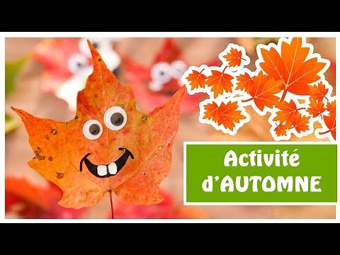 ACTIVITÉ AUTOMNE - PERSONNAGES EN FEUILLE