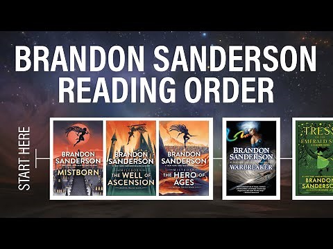 Orden de lectura de Brandon Sanderson: por dónde comenzar a leer el Cosmere cronológicamente