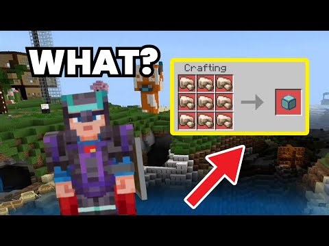My Minecraft's Texture Glitched & it Brought Back Old MCPE Blocks || Minecraft Bedrock Survival #28