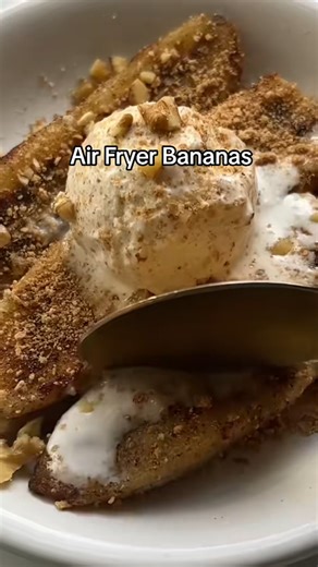 Air fryer bananas with cinnamon and maple the easiest caramelized dessert