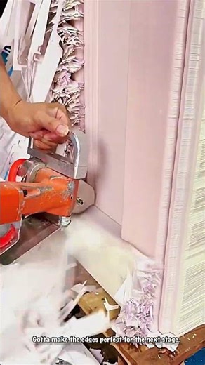 Trimming a Giant Stack of Paper