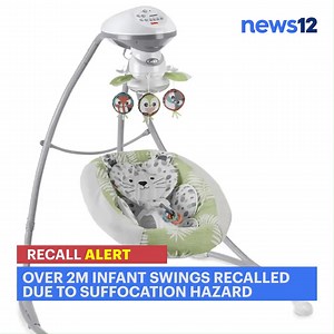 18K views · 25 reactions | RECALL ALERT: Fisher-Price recalls more than 2 million Snuga infant swings due to suffocation hazard. https://bit.ly/402cWer | News 12 Long Island | Facebook