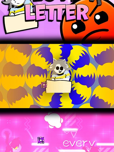 Experience the Love Letter Level in Geometry Dash