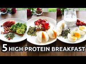 5 Different High Protein Breakfast Ideas #3 | Easy Breakfast Recipes