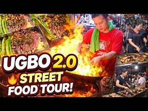 [4K] PHILIPPINES STREET FOOD TOUR IN SAMPALOC MANILA | New Trending Food Spots | UGBO FUSION ALLEY!