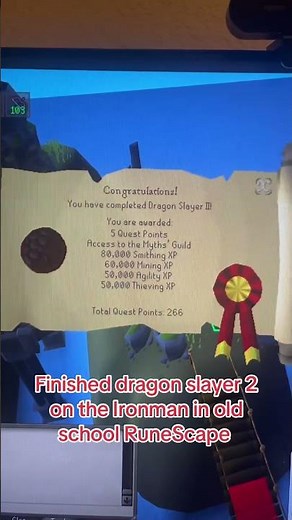 Finished dragon slayer 2 on the ironman! #runescape #oldschoolrunescape #osrs #osrstiktok