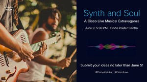 Join us at #CiscoInsider Central @ #CiscoLive on June 9, 5 PM where #AI & songwriters transform YOUR ideas into melodies. 🎹 Post your AI creative prompts - think "A love song to Meraki in the style of ABBA" - and watch Jason Gooley (Cisco Technical Evangelist) and Annie Hardy (Cisco Global AI Architect and Futurist) bring them to life on stage! 🎤 #YourSongYourStory 🎼 Comment BELOW no later than June 5! #CiscoCommunity | Cisco Community