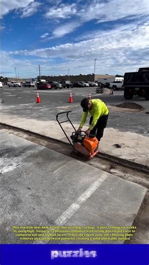 How a Plate Compactor Increases Road Work Productivity Fast!