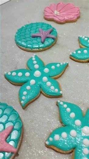 Mermaid Cookies Design