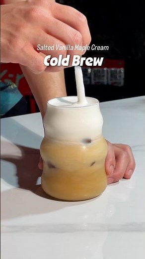 How to make Salted Vanilla Maple Cream Cold Brew
