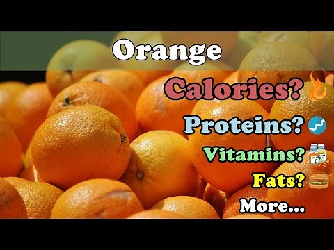 How many CALORIES does the ORANGE Have?, +FIBER, +VITAMINS, +FATS, +CARBOHIDRATES #13