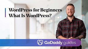 GoDaddy Help Center - How-To Video - What is WordPress?