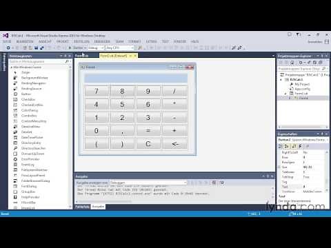 Visual Basic für Einsteiger Tutorial: Taschenrechner |video2brain.com
