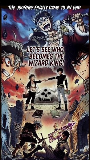 Black clover manga ending:Asta Finally Became The Wizard King : #blackclover