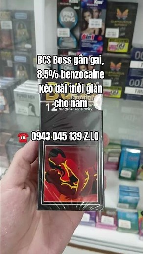 Bao cao su Boss gân gai, kéo dài 8.5% #baocaosu #baocaosukiengiang #kiengiang #short