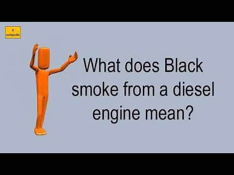 What Does Black Smoke From A Diesel Engine Mean?