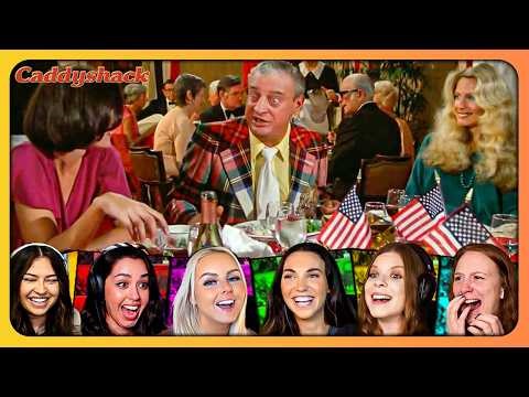 "Rodney Dangerfield at Dinner" Reactions! Caddyshack (1980) Movie Reaction *First Time Watching*
